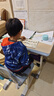 满满希望儿童学习桌椅套装可升降中小学生家用写字书桌3到18岁课桌免安装 90%妈妈选择 原木色 店长推荐 80*50*76 实拍图