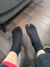 猫人【100%纯棉袜5双】男士袜子男秋季五指袜抑菌防臭中筒袜25年新品 实拍图
