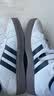 adidas 面包鞋 GRAND COURT BASE 00s休闲板鞋平底鞋男女阿迪达斯   灰色/黑色/酱紫   44 实拍图