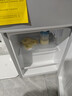 奥克斯（AUX）家用双门迷你小型冰箱 冷藏冷冻保鲜小冰箱 宿舍租房节能电冰箱 【国家补贴】BCD-35K118 普通款 银色 实拍图