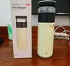 京东京造保温杯【茶水分离】男女大容量316L不锈钢泡茶水杯子雅致白500ml 实拍图