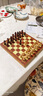 DALYKATE【人气推荐】国际象棋实木高档儿童磁性便携西洋棋子国际象棋比赛 24cm小号象棋(送双后) 实拍图