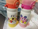 babycare四合一儿童保温杯水杯316不锈钢保温水壶吸管杯大宝宝上学550ml粉 实拍图