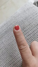 Miss Candy显白7ml指甲油免烤快干持久可撕拉细闪碎钻新年美甲  莓果红MX08 实拍图