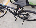 喜德盛（xds）山地自行车黑客350 X6铝合金车架21速变速机械碟刹 黑客350黑银17寸（26款） 实拍图