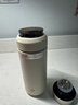 京东京造 咔哒保温杯 茶水分离Tritan杯口三段式男士女316L不锈钢 白400ml 实拍图