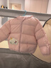 巴拉巴拉童装儿童羽绒服宝宝男女童2025冬装新款婴儿外套保暖上衣泡芙羽绒 粉色小苹果60356-白鸭绒 100 （充绒量81g 适合2-3岁） 实拍图