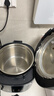美的（Midea）浓香电压力锅健康0涂层钢胆高压锅5L双胆家用智能预约触控煲汤炖肉煮饭饭煲MY-C552N自动排气4-6人 实拍图