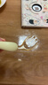 COOKSS儿童勺子宝宝学吃饭PPSU叉勺弯头婴儿硅胶短柄训练辅食勺 实拍图