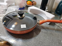 九阳（Joyoung）平底锅不粘锅家用小煎锅煎蛋饼牛排煎锅电磁炉燃煤气通适用 26CM有盖加深 磁炉通用 实拍图