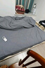 京东京造悦柔四件套 120g加厚冬季耐用磨毛A类床单被套床上四件套 1.5米科技灰 实拍图