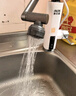 奥克斯（AUX）电热水龙头热水器加热水龙头快速热水变频恒温厨房下进水 【大屏数显】雪山白+升级机械臂+漏保插头 实拍图