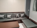 墨宸沙发 紫金檀木实木沙发新中式客厅大小户型冬夏两用转角储物家具 四人位+贵妃 实拍图