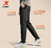 特步（XTEP）钜惠运动套头卫衣情侣百搭新款学生上衣男子上衣裤子潮流运动裤 正黑色-0128（加绒-男） M 实拍图