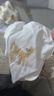 全棉时代婴儿隔汗巾纱布吸汗儿童宝宝幼儿园纯棉垫背巾小熊小鹿小猫3条/袋 实拍图