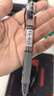 得力（deli）按动中性笔签字笔 0.7mm子弹头按动笔水笔 办公用品 黑色 12支/盒 P0S02 实拍图