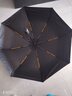 【已售100万】手动UV折叠黑胶防晒防紫外线遮阳晴雨两用伞 【自动款8骨】黑色UV 实拍图