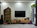 源氏木语实木电视柜现代简约橡木储物柜电视墙小户型客厅原木地柜原木色2m 实拍图