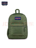 JANSPORT杰斯伯双肩包男背书包女学生校园电脑包 47LWKM1 军绿色 实拍图