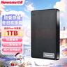纽曼（Newsmy）1TB 移动硬盘机械  双盘备份 清风Plus系列 USB3.0 2.5英寸 风雅黑 海量存储 手机连接 格纹设计 实拍图