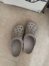 CROCS卡骆驰洞洞鞋贝雅男鞋女鞋轻便耐磨一脚蹬拖鞋休闲鞋|10126 卵石色-2V3 41 /42(260mm) 实拍图