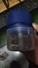 绞肉机小型打蒜器家用绞蒜切蒜器多功能辅食料理机电动蒜泥神器蒜蓉机自动切菜机压蒜器 宝蓝色- 0.26L （升级大电机） 实拍图
