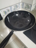 苏泊尔（SUPOR） 铁锅炒锅防锈圆底炒菜锅家用老式尖底搪瓷煤气灶燃气适用 含锅盖【建议3-5人使用】 32cm 实拍图