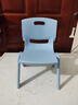 加厚儿童餐椅防滑小椅子家用宝宝婴儿桌椅凳子幼儿园儿童靠背椅子 8753蓝色小号 实拍图