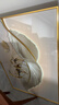诗六艺家饰客厅装饰画北欧现代简约沙发背景墙挂画三联画大气轻奢壁画晶瓷画 羽鹿生辉（铝合金外框） 晶瓷画左右50*70+中间100*70亮面 实拍图