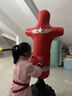 爱倍健（AIBEIJIAN） 拳击沙袋立式吸盘不倒翁沙包散打泰拳训练武术搏击健身器材家用 1.8红人形【橡胶减震大钻石桶】 实拍图