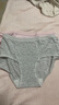 三枪女士内裤莫代尔柔软透气舒适中腰纯棉裆布女式三角裤【3枚装】 实拍图