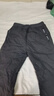 妄潮冬季羊羔绒裤子男加绒加厚防风防水保暖户外直筒羽绒棉裤大码卫裤 【重磅升级版】灰色平脚 加绒 2XL 建议体重130-140斤 实拍图