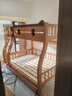 可颜上下铺床儿童床男孩女孩卡通高低床子母床双层床小户型实木上下床 爬梯款 上床宽130  下床宽150 实拍图