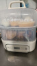 美的（Midea）煮蛋器蒸蛋器双层家用迷你小蒸锅 早餐鸡蛋羹自动断电防干烧便携式家用MZ-ZDE2015D 实拍图