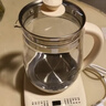 九阳（Joyoung）0胶水养生壶 1.5L煮茶器 玻璃花茶壶 316不锈钢烧水壶电热水壶 WY301 实拍图