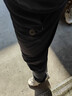 必迈（bmai）秋冬新款跑步轻弹抓绒长裤腰包款防风保暖训练运动裤通勤训练长裤 黛蓝 XL 男 实拍图