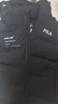 FILA 斐乐官方情侣羽绒服2025年冬时尚休闲连帽上衣男女同款保暖外套 实拍图