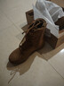际华三五零五新式棕色作战靴男夏季碳板作战鞋超轻高帮耐磨训练靴真皮登山鞋 棕色新式作战靴【高配款】 40/250【原厂正品 两双鞋垫】 实拍图