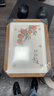 爱墨绘实木相框摆台挂墙A4画框空框装裱字画照片相框执照框证书框柚木色 实拍图