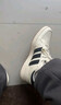 adidas COURTBEAT场下休闲篮球风板鞋男女阿迪达斯官方轻运动   乳白色/黑色   40.5 实拍图