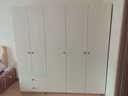 全友家居原木奶油风衣柜卧室家用简易收纳柜一体靠墙出租屋大衣柜衣橱 实拍图