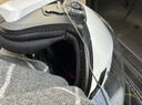 LS2新款摩托车头盔四分三盔电动助力车四季大尾翼大码男女半盔OF608 闪光白 3XL(建议61-62CM) 实拍图
