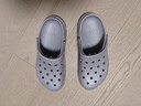 京东京造【抗菌洞洞鞋】凉鞋情侣旅行沙滩两穿eva凉拖鞋男士水泥灰40-41 实拍图