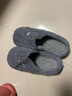 品赫（PIN HE）棉拖男鞋秋冬季家居棉拖鞋女情侣保暖厚底防滑室内地板女拖 兔毛灰色 42-43 适合41-42的脚 实拍图