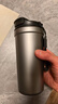 京东京造 钛健康咖啡杯【内外纯钛】保温便携随行高档送礼水杯 灰520ml 实拍图