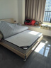 全友家居 双人大床家用高脚床板式床现代简约原木风主卧室床1.5x2米 实拍图