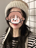 卡蒙（Kenmont）可爱彩色提花毛球毛线帽女加绒窄围巾一体护耳保暖针织帽9561 实拍图