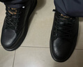 海澜之家HLA男鞋休闲鞋子板鞋秋冬皮鞋子男HAAXXM1EBF061 黑色增高42 实拍图