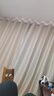水星家纺免打孔窗帘遮光卧室高遮光布杆子全套飘窗遮阳帘3.6x2.7m米色 实拍图