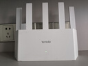 Tenda腾达路由器【千兆WiFi6+穿墙王】无线AX3000信号增强家用放大器Mesh限时补贴金榜一名云霄白立式 实拍图